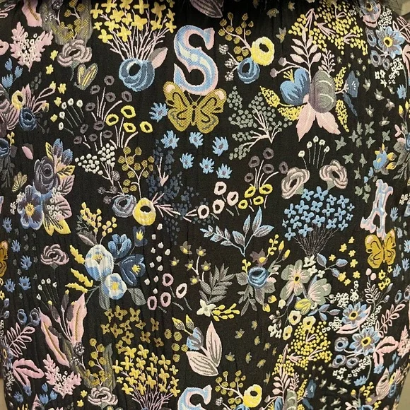 Sui by Anna Sui Colorful Tapestry Fur Vest L - Picture 14 of 17